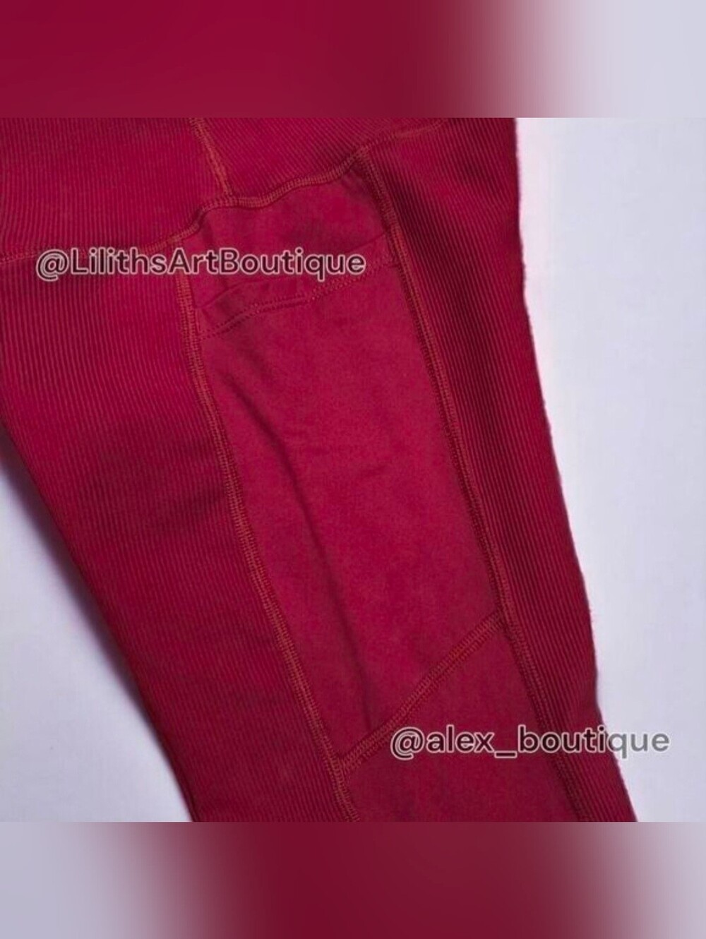 Zumba Dance Capri Leggings Brick Red Size XS (E079) - Picture 5 of 9